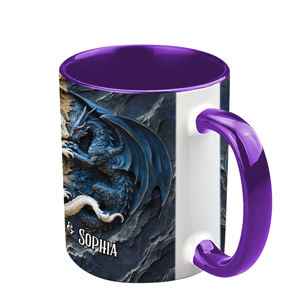 Personalisierte Tasse mit Drachenmotiv