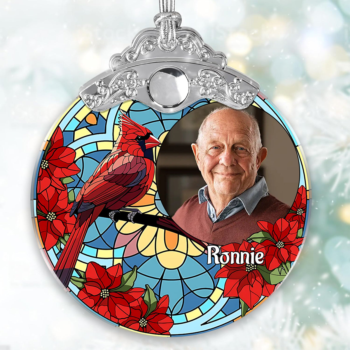 We Miss You - Personalized Memorial Vintage Ornament