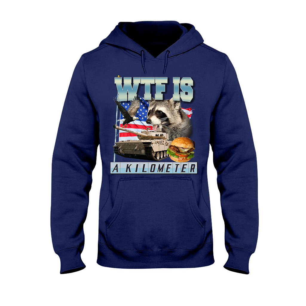 Qu'est-ce qu'un kilomètre ? - T-shirt et sweat à capuche Raton laveur