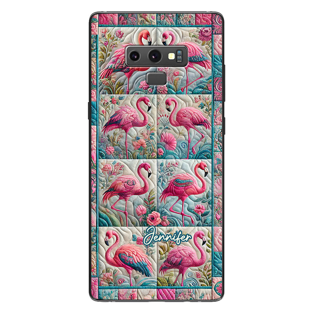 Vintage Flamingo - Personalized Flamingo Phone Case