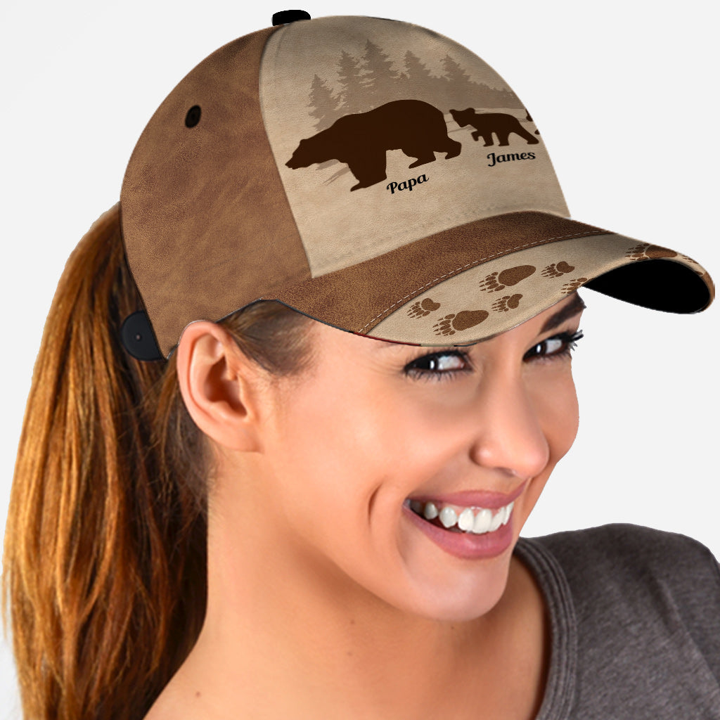 Papa Bear - Personalized Father Classic Cap