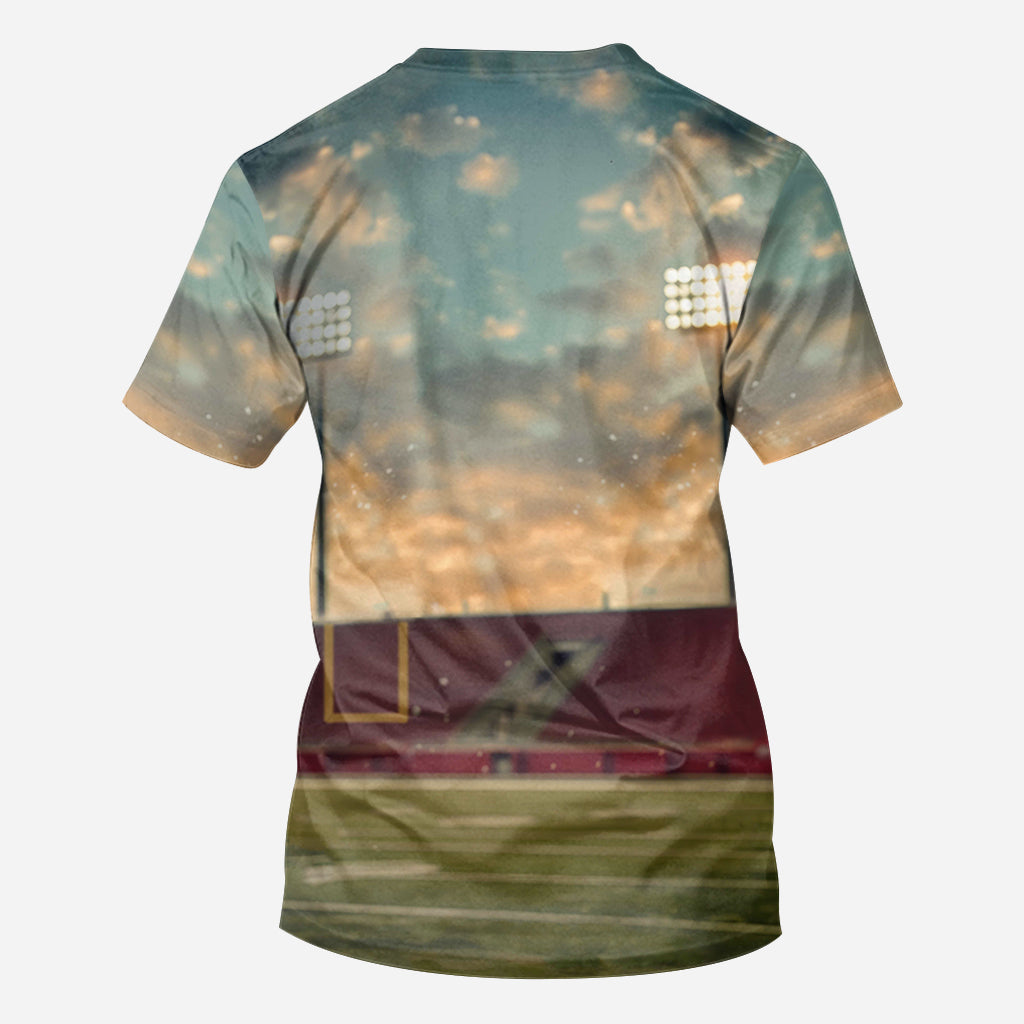 Maman/Papa/... Jour de match et au quotidien - T-shirt de football personnalisé intégral