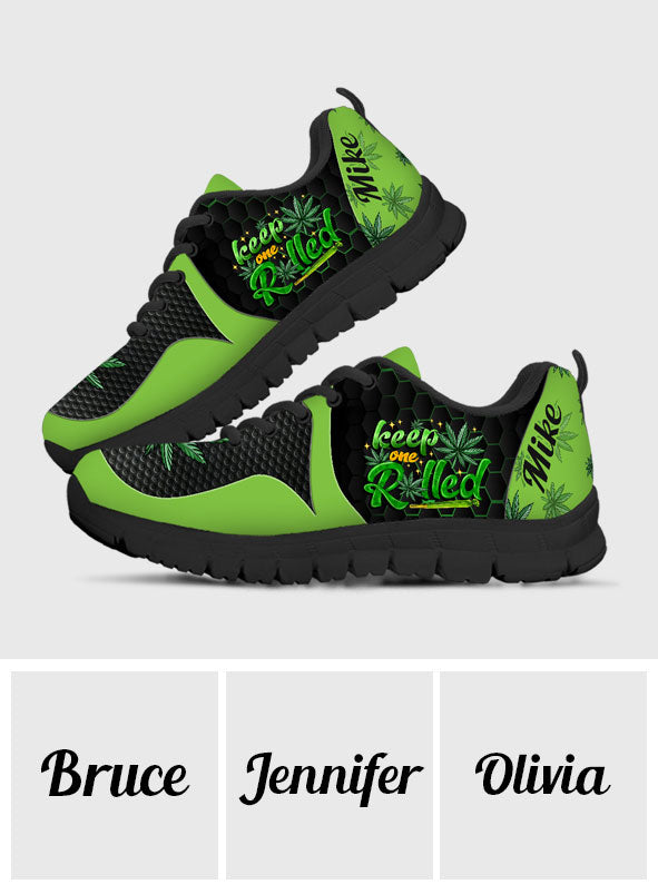 Keep One Rolled 420 - Personalized Weed Sneakers