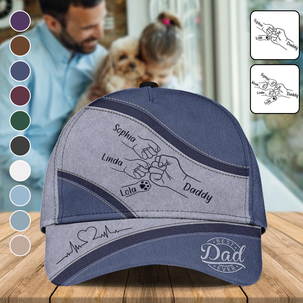 Best Dad Dog Dad Ever - Personalized Father Classic Cap