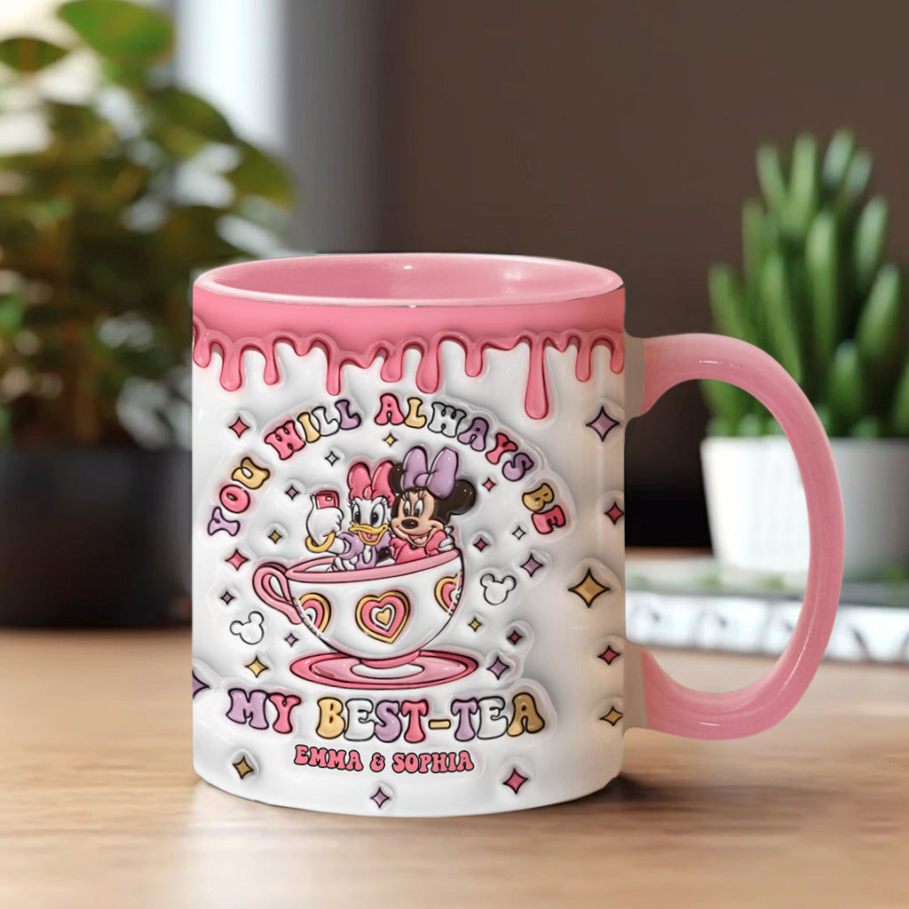 You Will Always Be My Best-Tea - Personalized Bestie Accent Mug