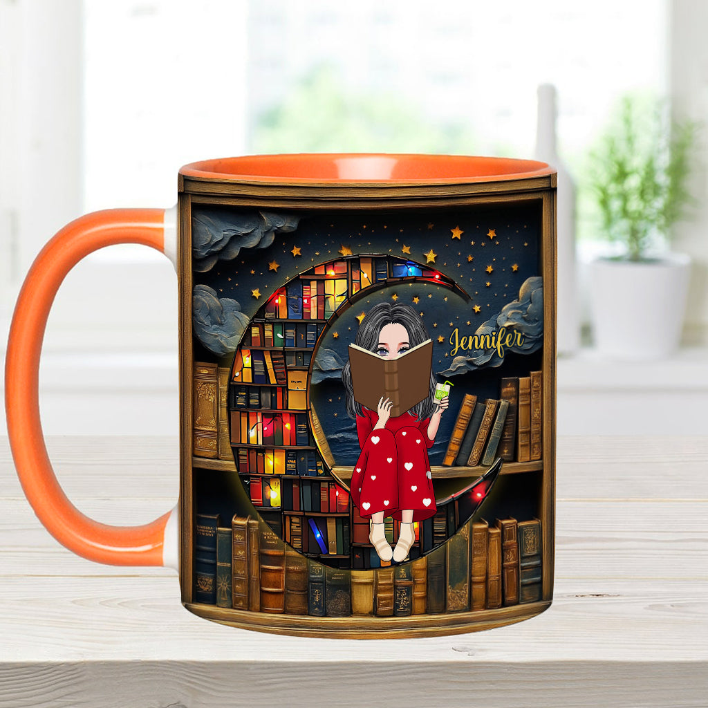 Mug personnalisé « Juste une fille qui aime les livres »