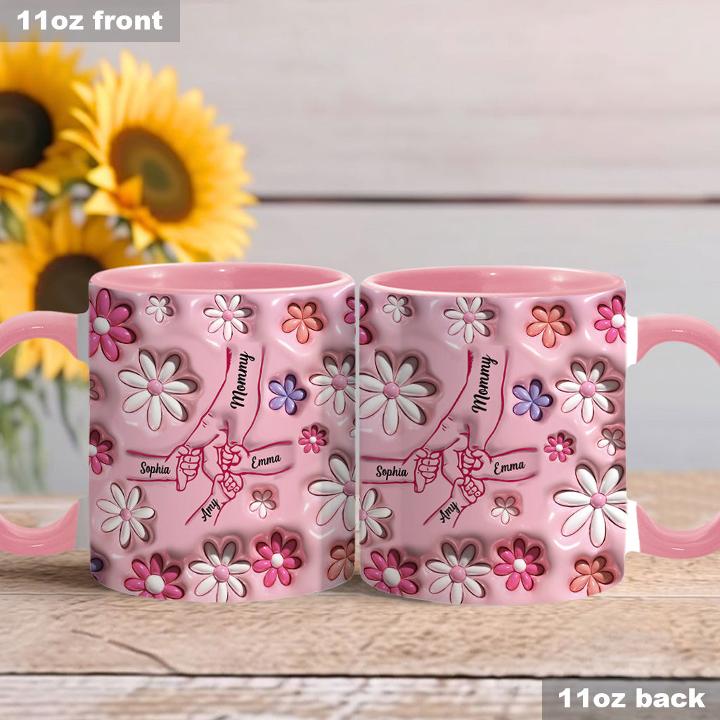 Holding Hands - Personalized Mother Accent Mug
