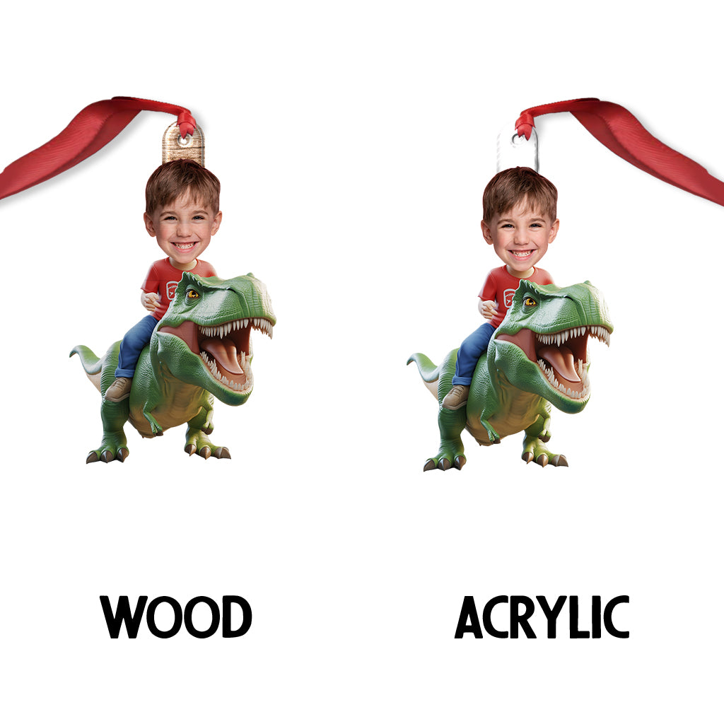 Dinosaures - Ornement personnalisé pour enfant en forme de dinosaure