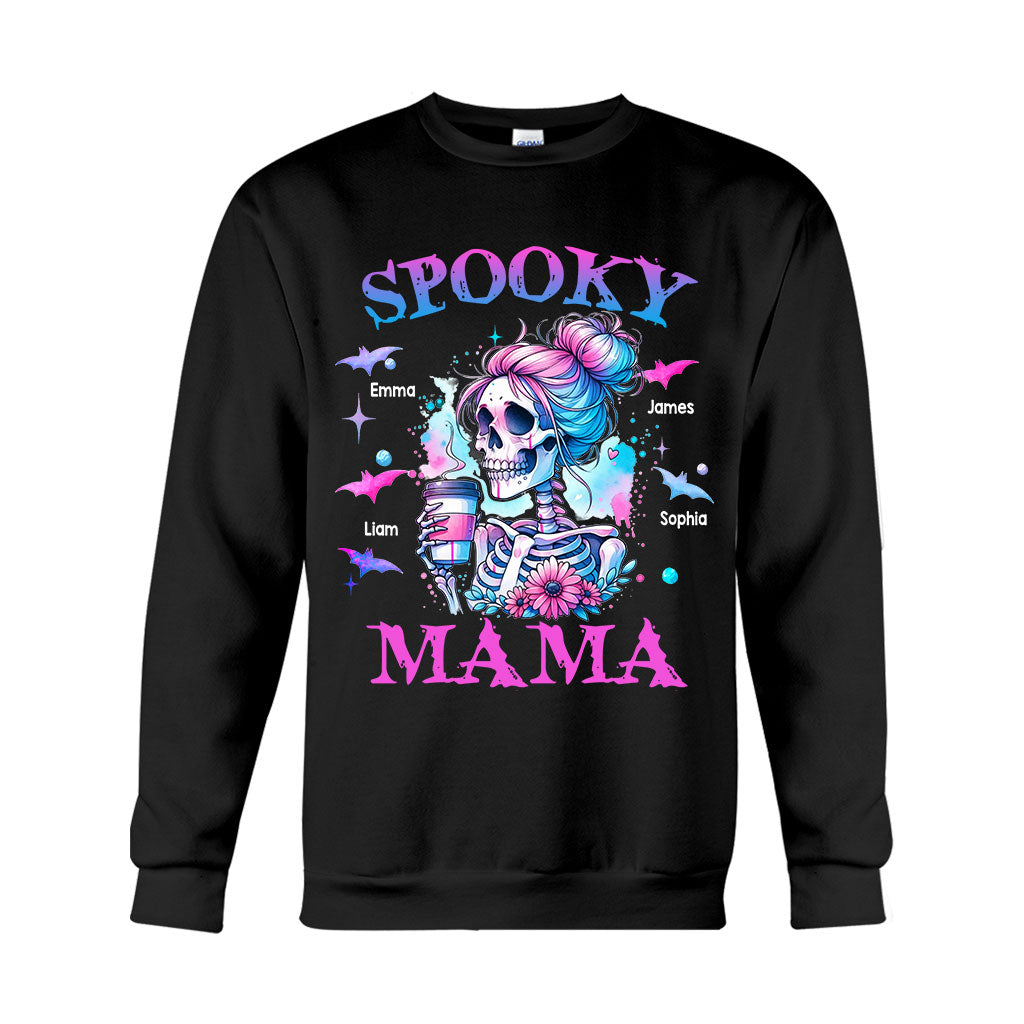 Spooky Mama - Personalized Mother T-shirt And Hoodie