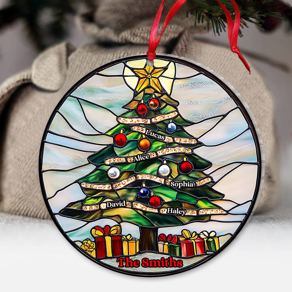 Frohe Weihnachten – Personalisierter transparenter Familienschmuck