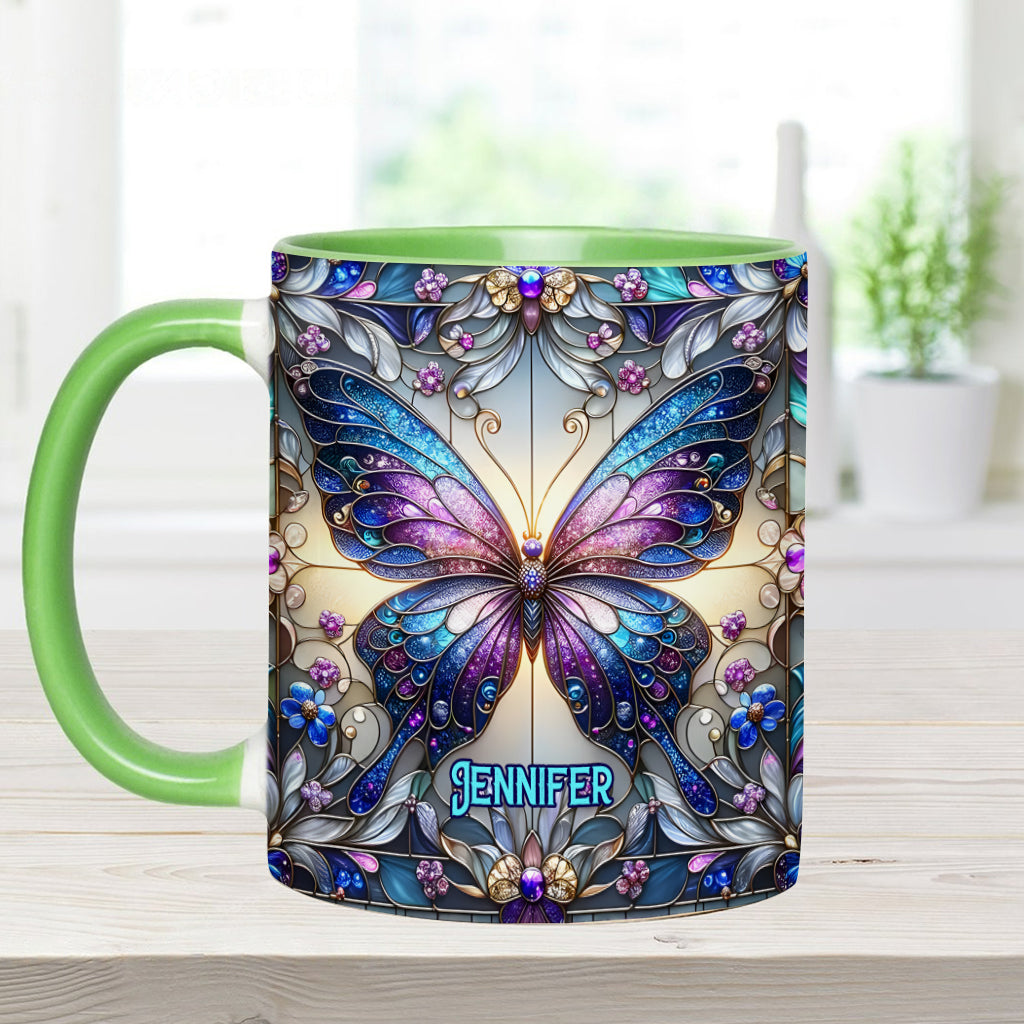 A Big Piece Of My Heart - Personalized Memorial Accent Mug