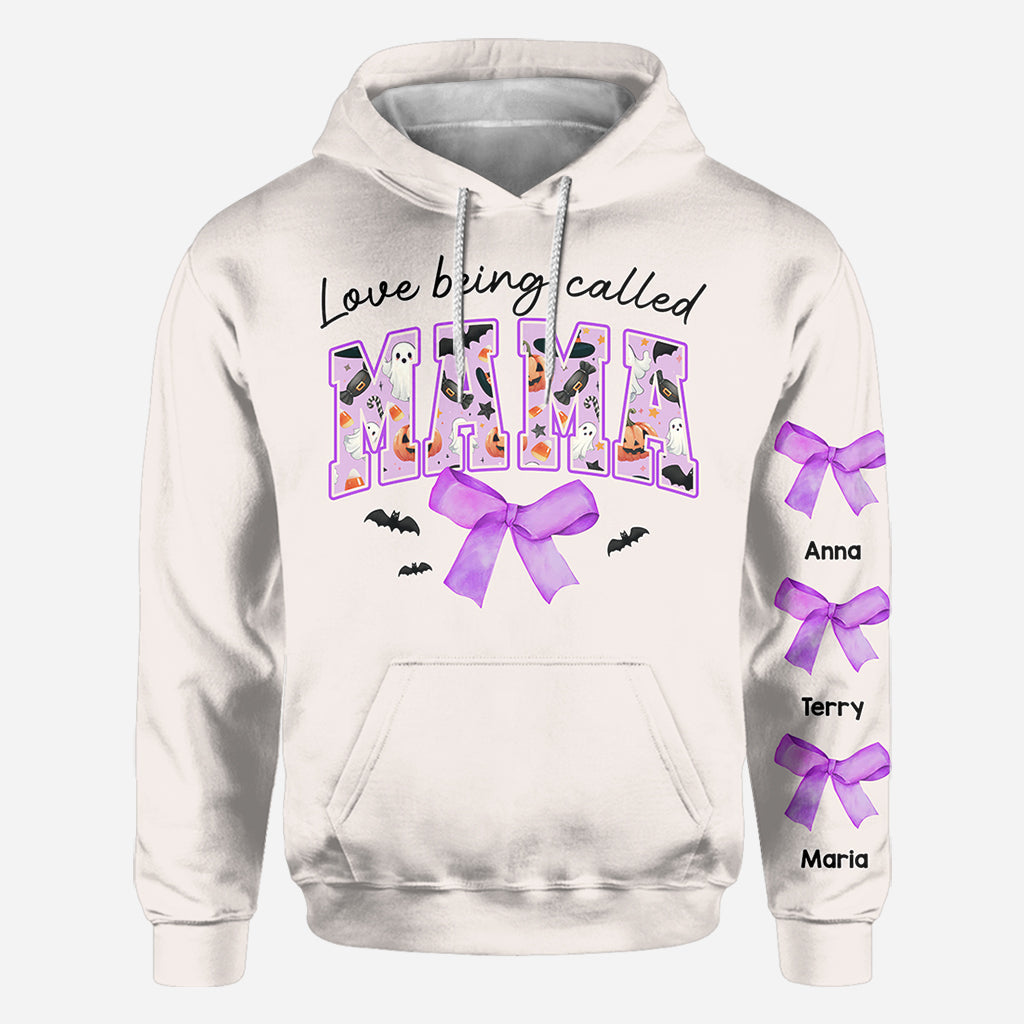 Coquette Halloween Mama - Personalized Mother All Over Shirt