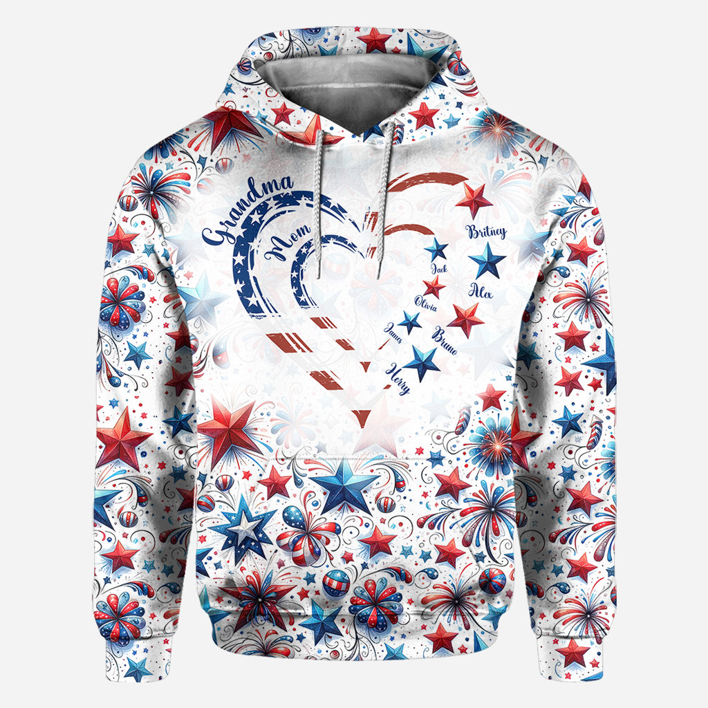 T-shirt personnalisé « Grand-mère américaine »