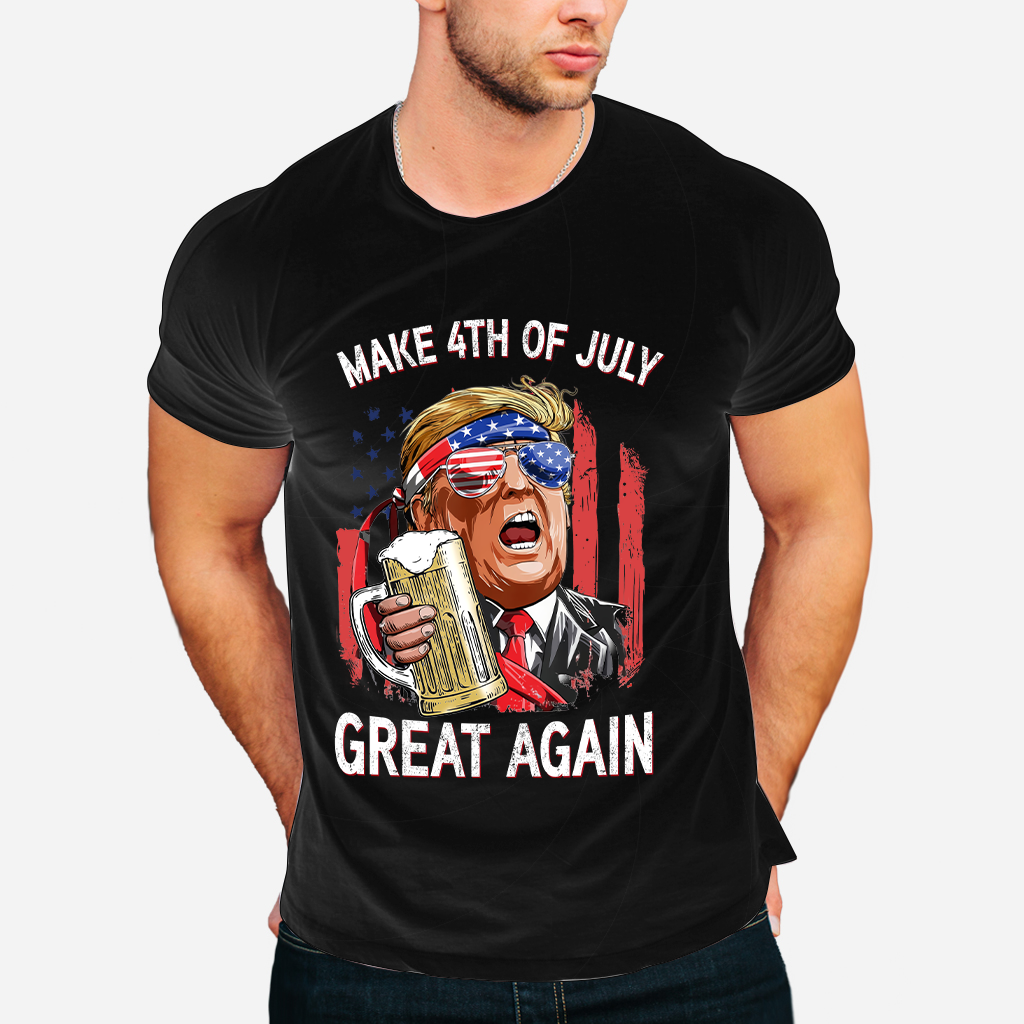 Make 4th of July America Great Again T-Shirt Hoodie