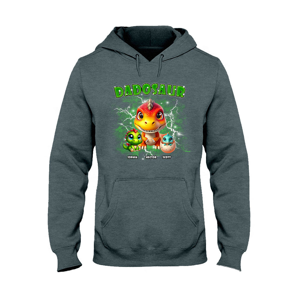 Dadosaur Thunder Bootleg - Personalized Father T-shirt And Hoodie
