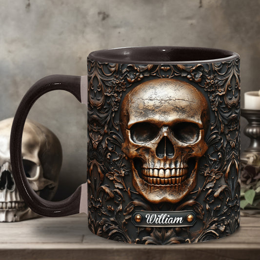 Skull Lover - Personalized Skull Accent Mug