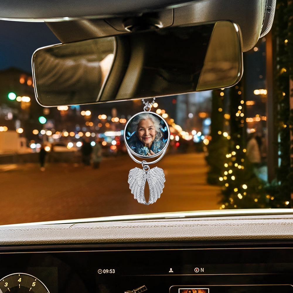 Forever In My Heart - Personalized Memorial Wings Ornament