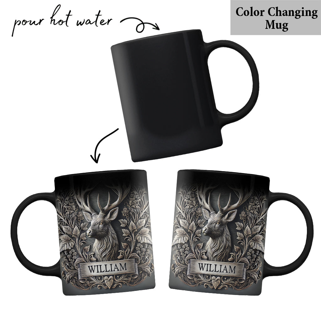 Mug de chasse personnalisé « À la chasse pour la vie »