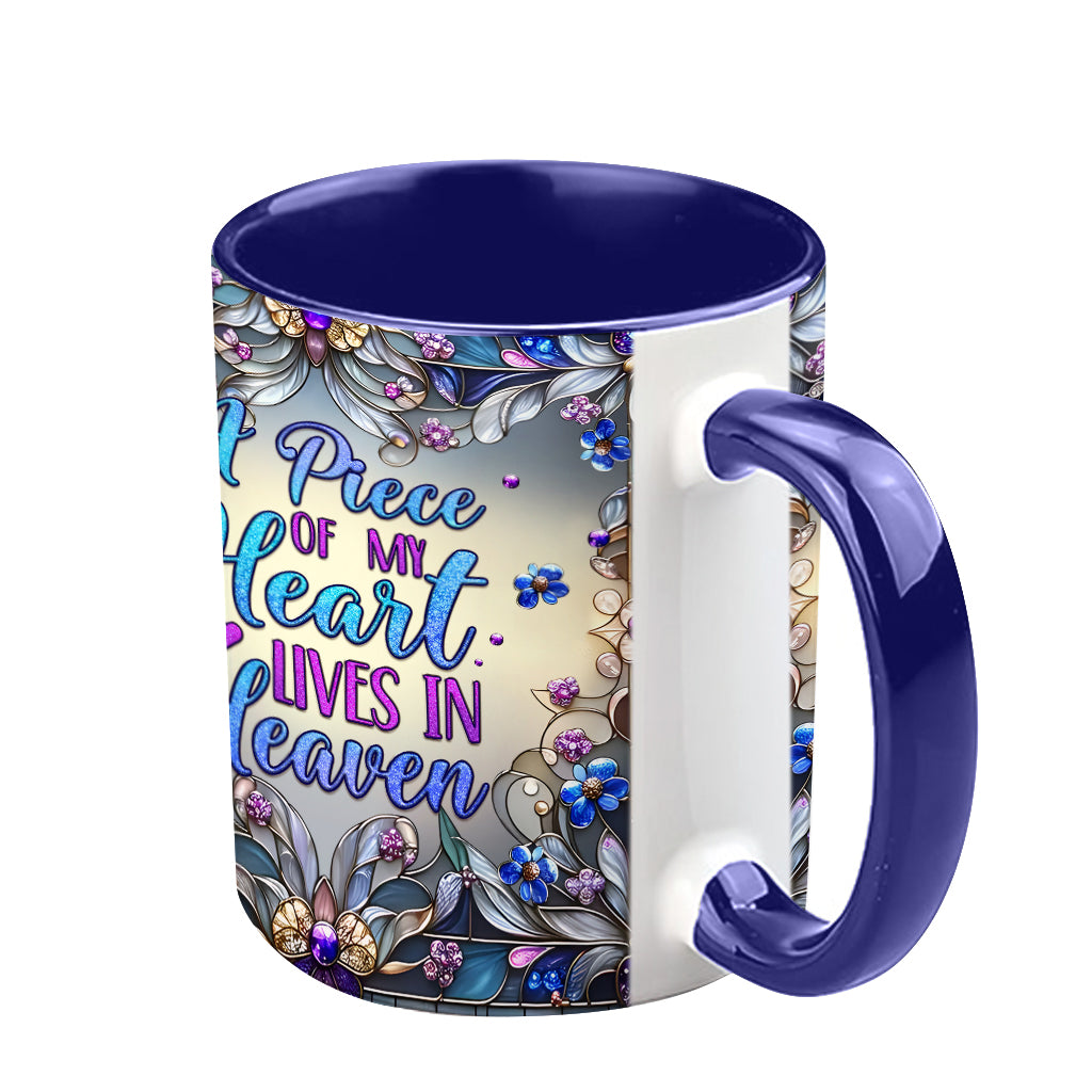 A Big Piece Of My Heart - Personalized Memorial Accent Mug