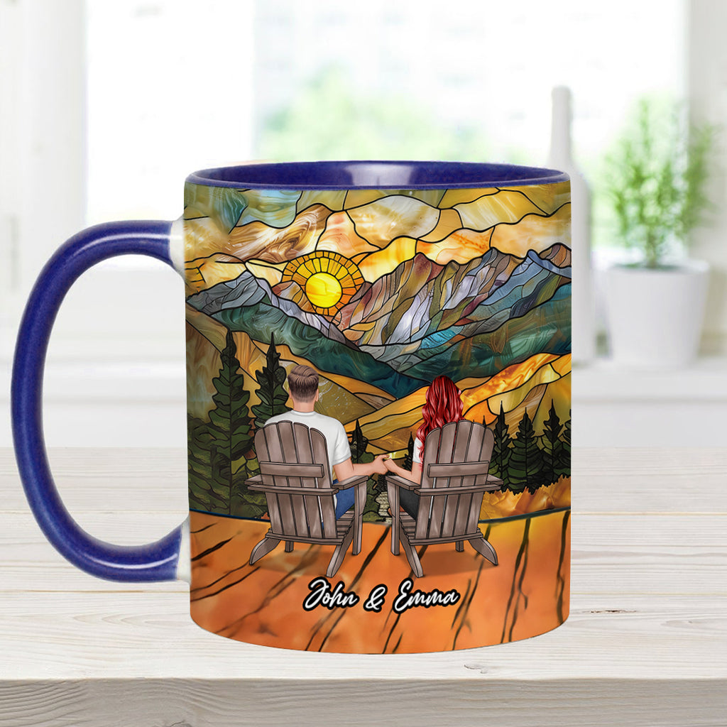 You And Me We Got This - Personalized Couple Accent Mug