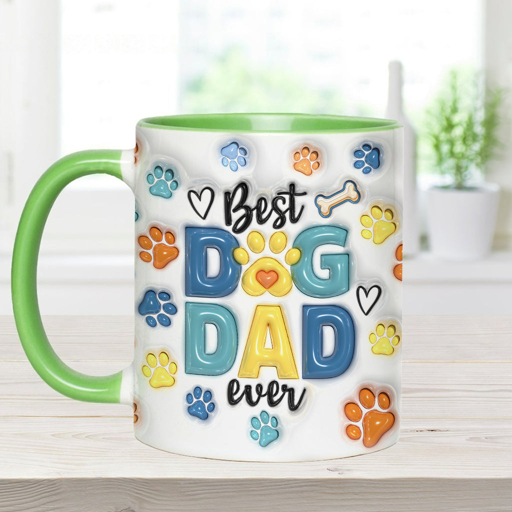 Personalisierte Tasse mit Hundemotiv für Hundepapa