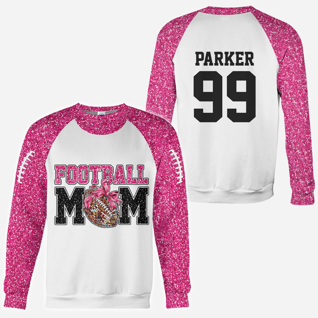 Football Mom Croquette - Personalisiertes Football-Shirt