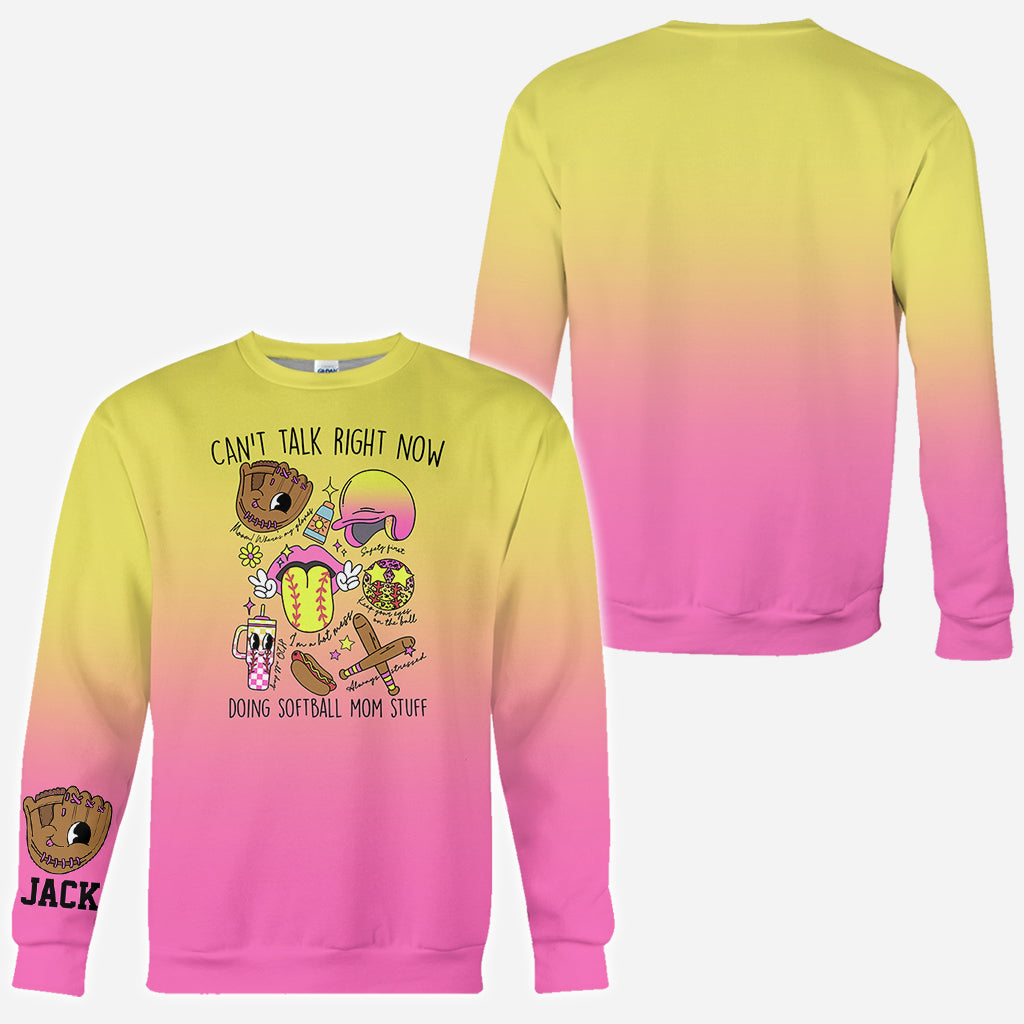 Softball Mom Stuff - Personalized Softball All Over Shirt