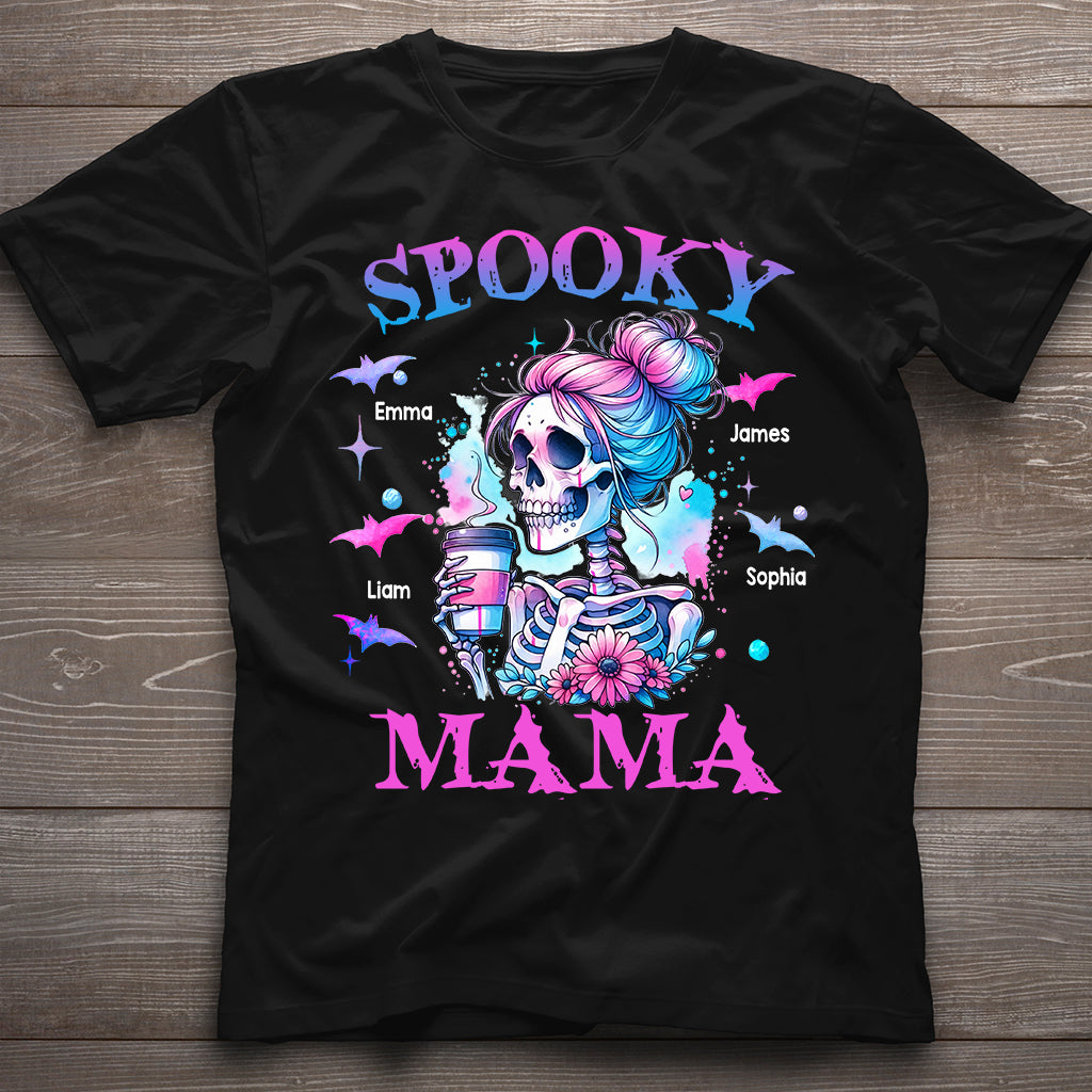 Spooky Mama - Personalized Mother T-shirt And Hoodie