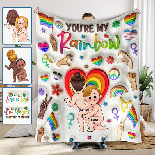 Partner In Crime - Personalized LGBT Support Blanket