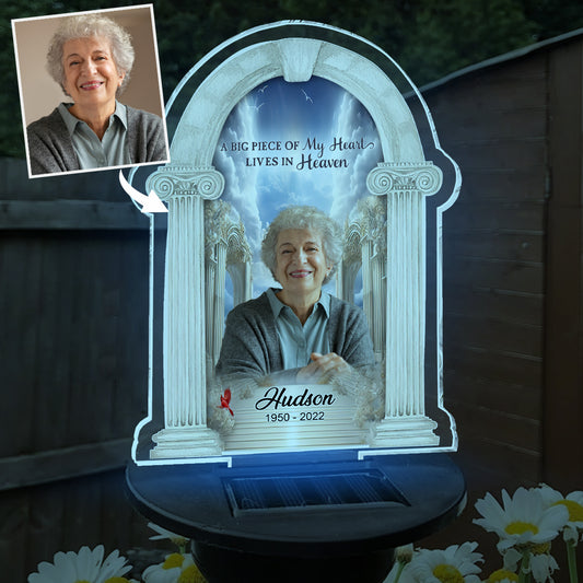In Loving Memory - Personalized Memorial Garden Solar Light