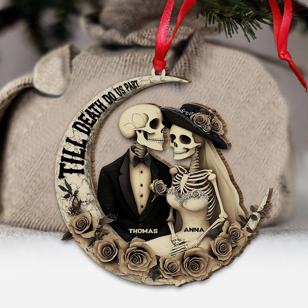 Bis dass der Tod uns scheidet – Personalisierter Totenkopf-Anhänger