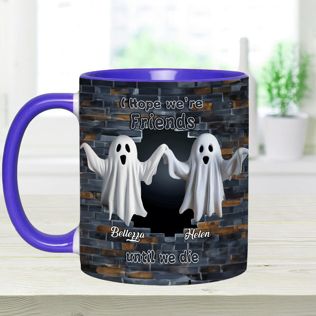 Ghost Friends - Personalized Bestie Accent Mug