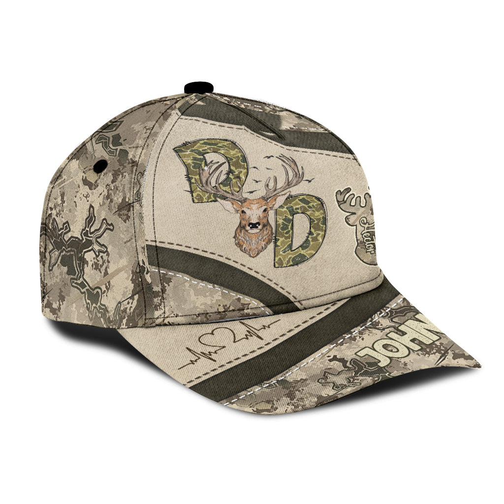 Hunter Dad Deer Hunting - Personalized Hunting Classic Cap