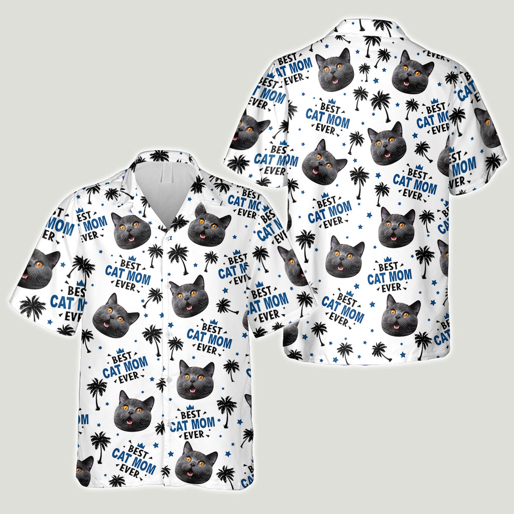 Best Fur Mama, Fur Daddy Ever - Personalized Cat Hawaiian Shirt