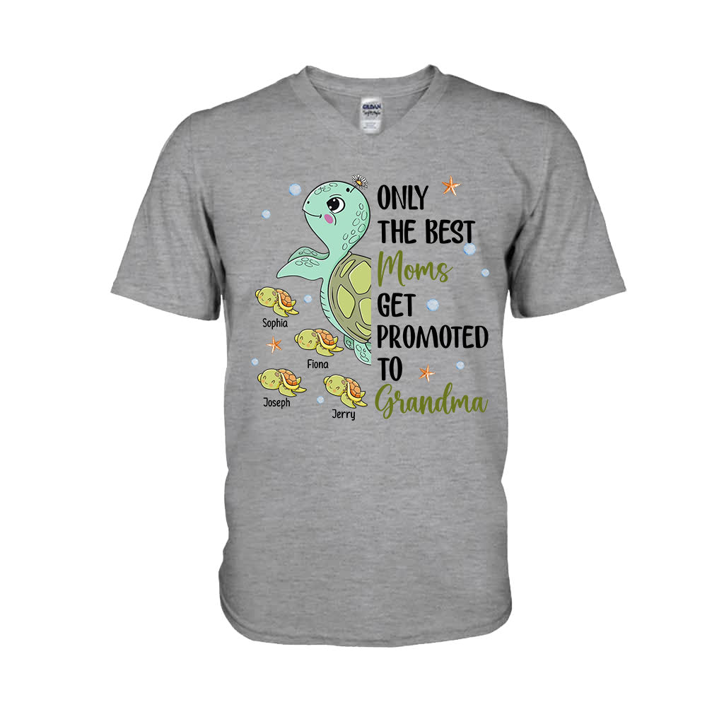 Seules les meilleures mamans deviennent grand-mères - T-shirt et sweat à capuche personnalisés pour grand-mère