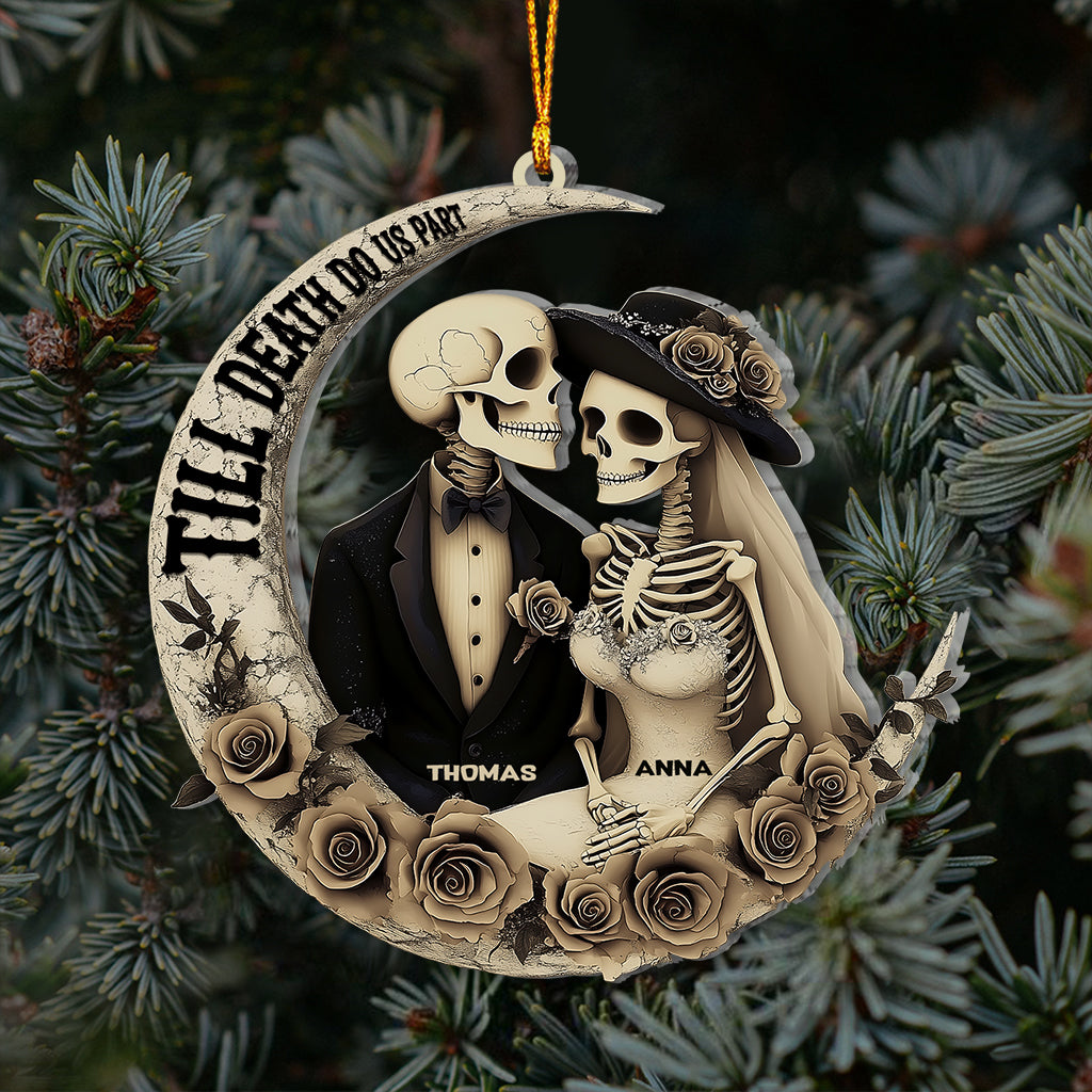 Bis dass der Tod uns scheidet – Personalisierter Totenkopf-Anhänger