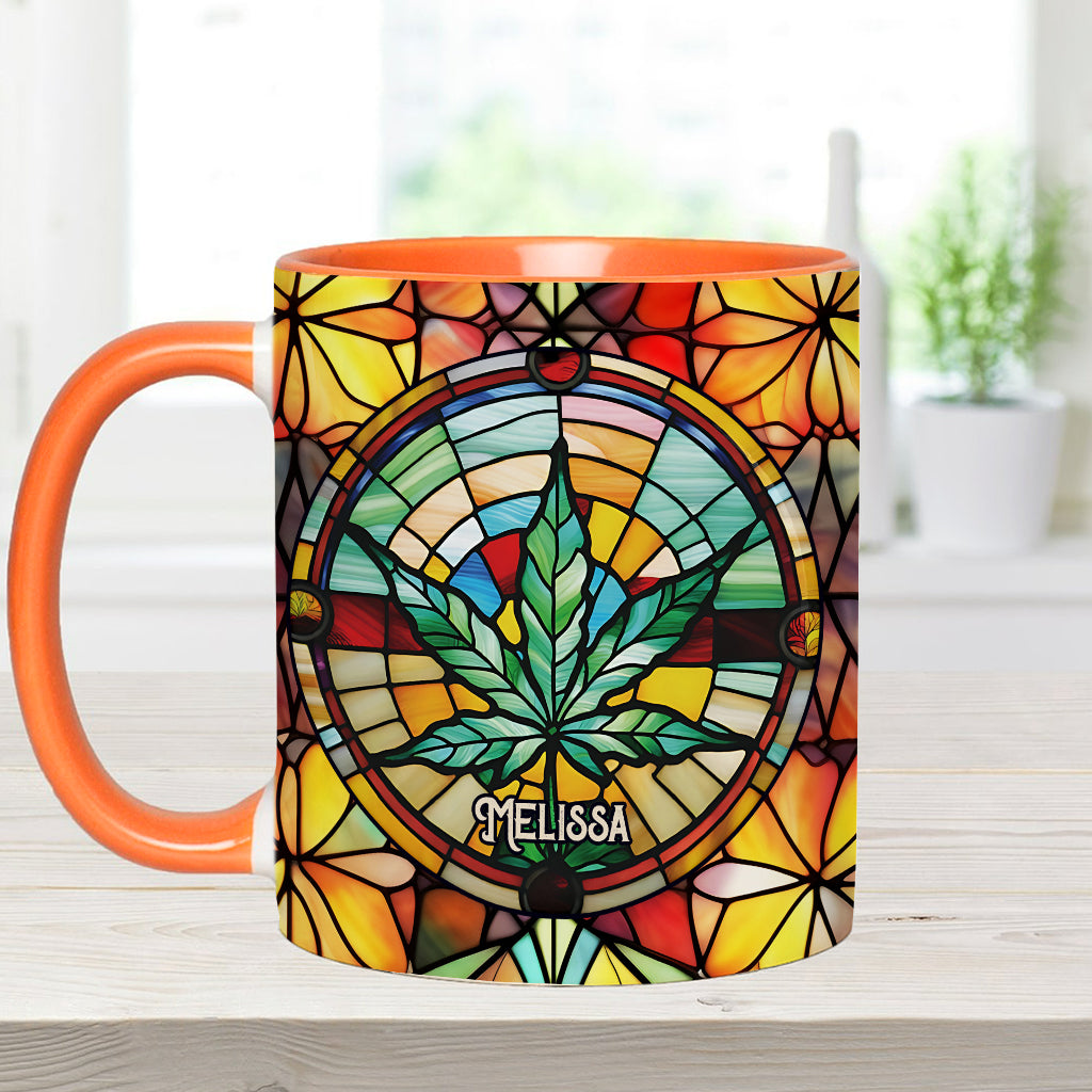 Il est 420 quelque part - Mug personnalisé avec une touche cannabis