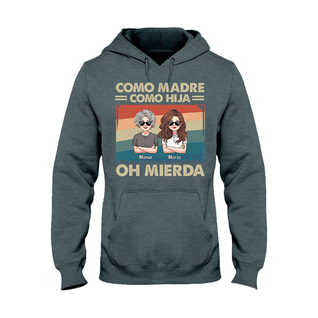 Como Madre Como Hija - Personalized Mother T-shirt And Hoodie