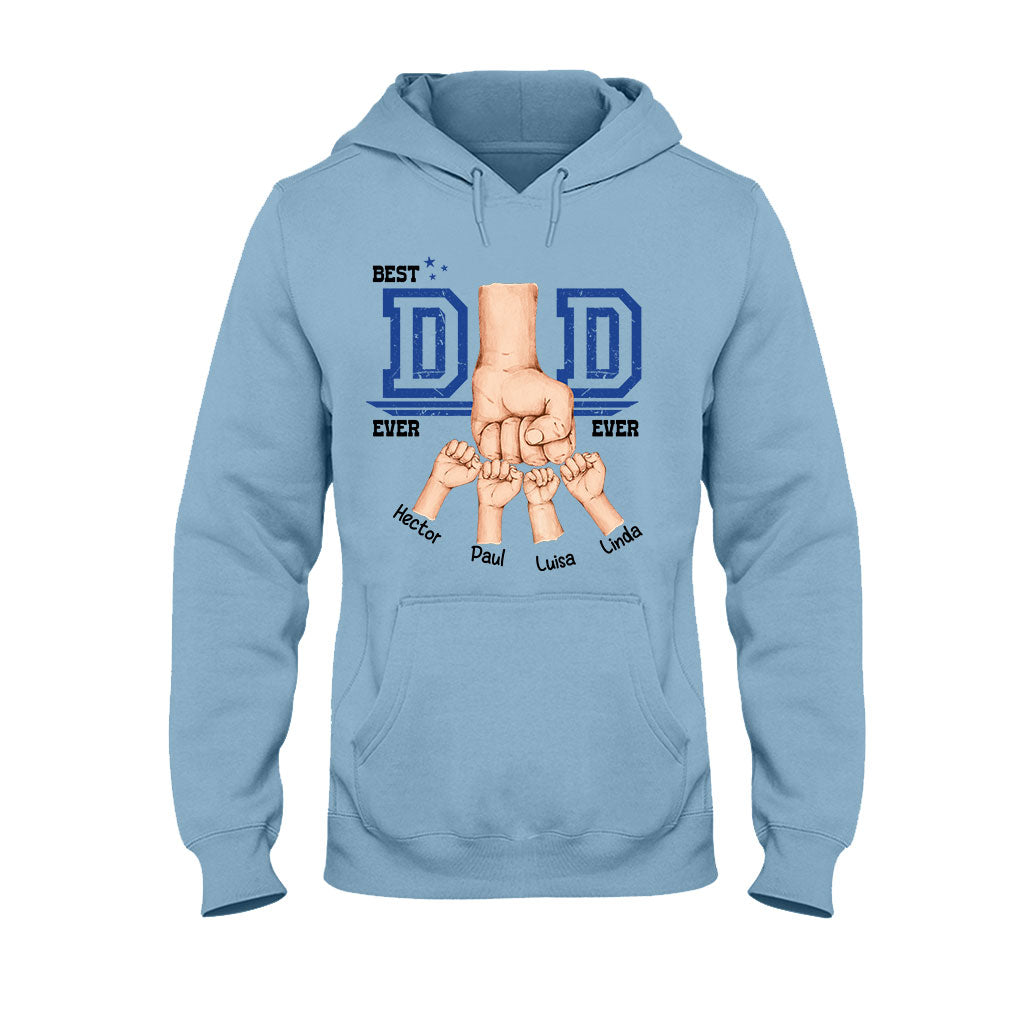 Daddy's Team Fist Bump - Personalized Father T-shirt And Hoodie