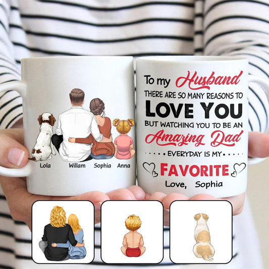 There Are So Many Reasons To Love You - Personalized Couple Mug