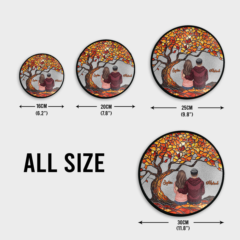 You & Me We Got This - Personalized Couple Stained Glass Suncatcher