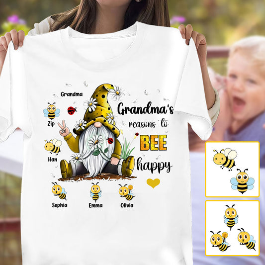Gründe für Omas Glück – Personalisiertes Oma-T-Shirt und Hoodie
