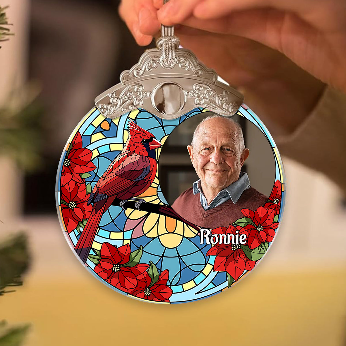 We Miss You - Personalized Memorial Vintage Ornament
