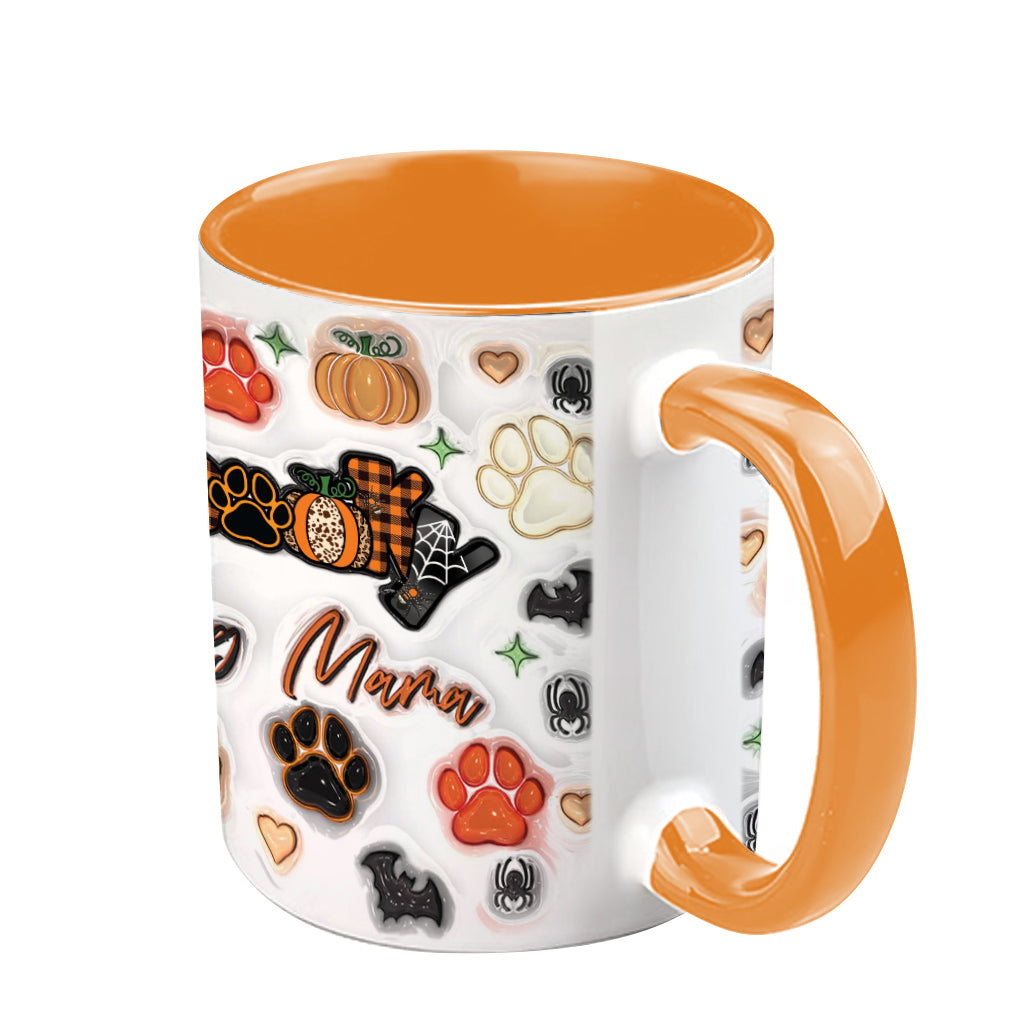 Gruselige Hundemama – Personalisierte Tasse mit Hundemotiv