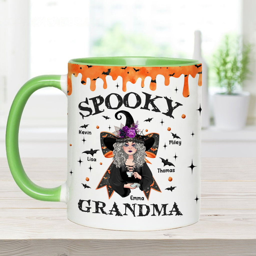 Spooky Any Title - Personalized Grandma Accent Mug