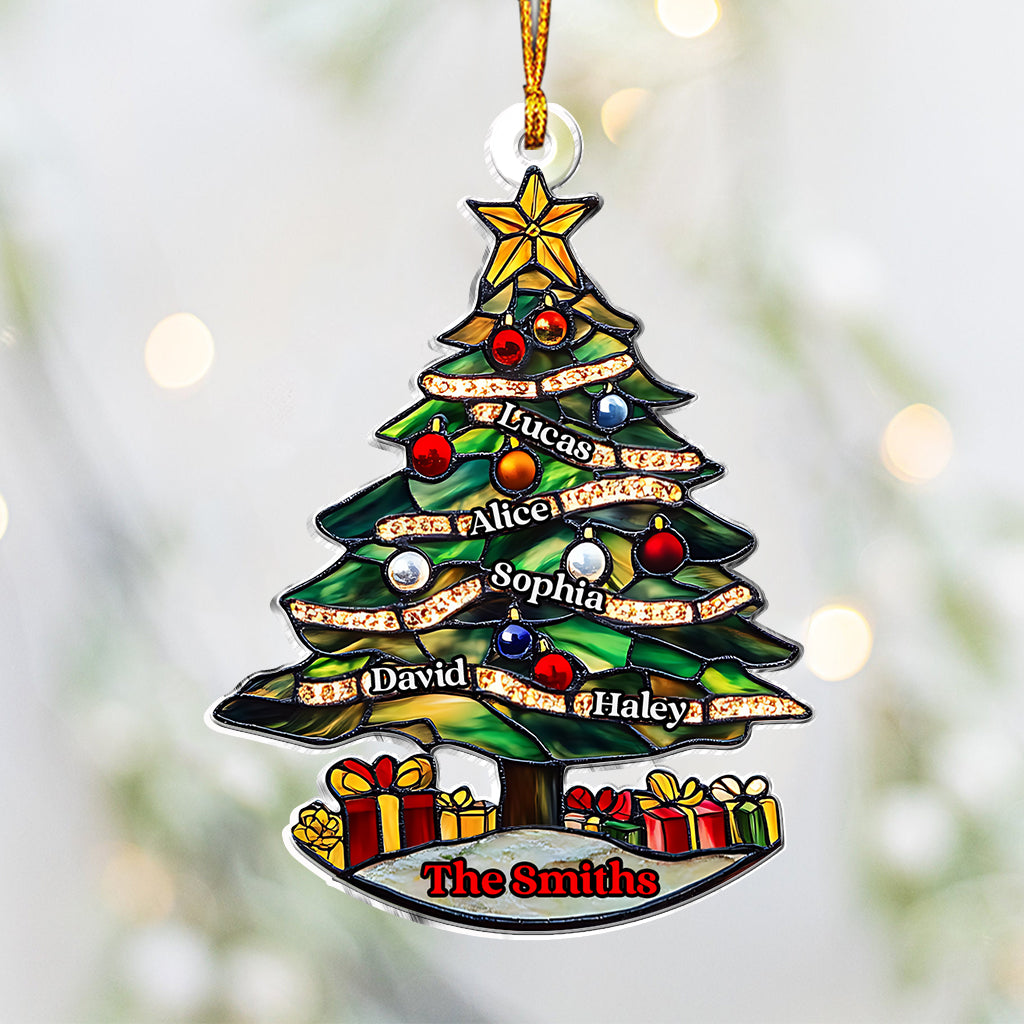 Joyeux Noël - Ornement de Noël personnalisé pour la famille