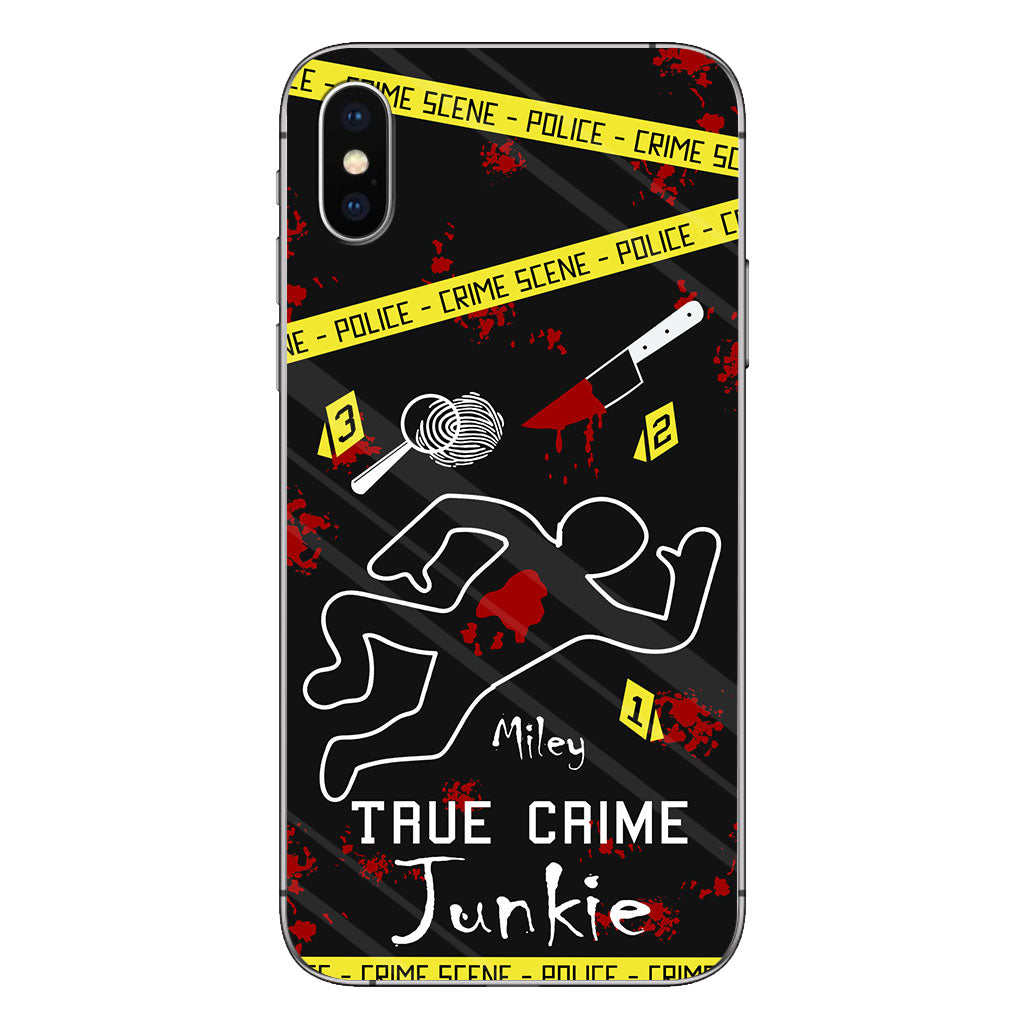 True Crime Junkie – Personalisierte Handyhülle