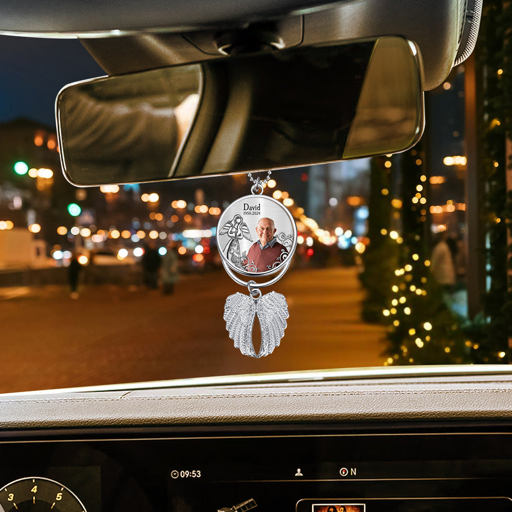 Those We Love Don't Go Away - Personalized Memorial Wings Ornament