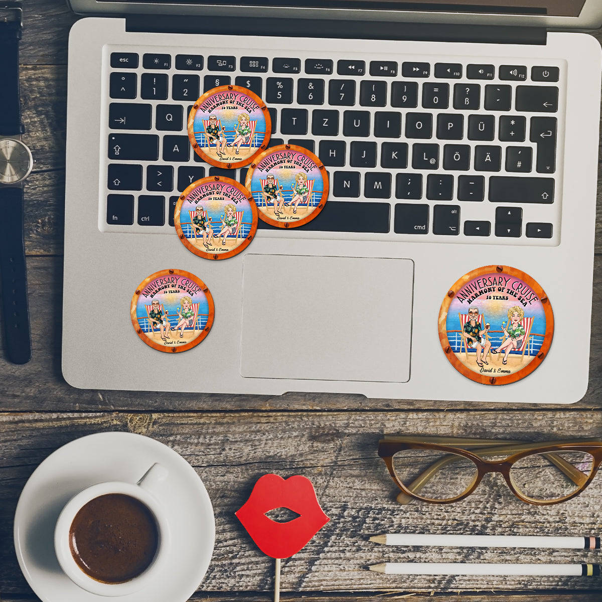 Anniversary Cruise Door Decorations - Personalized Cruising Magnet
