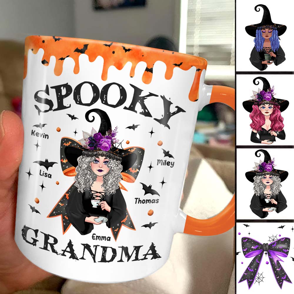 Spooky Any Title - Personalized Grandma Accent Mug